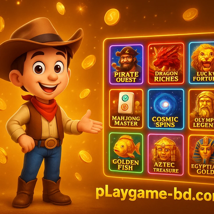 pLay game-এ অনলাইন বিনোদন গেমগুলো উপলভ্য